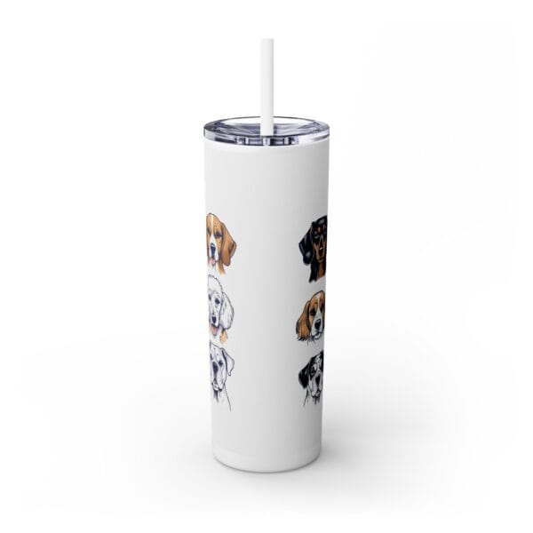 Unconditional Dog Love Tumbler with Straw
