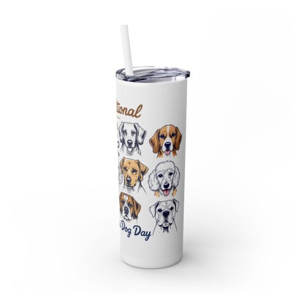 Unconditional Dog Love Tumbler with Straw