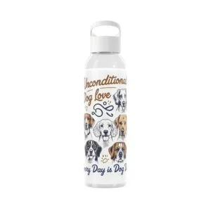 Unconditional Dog Love Water Bottle