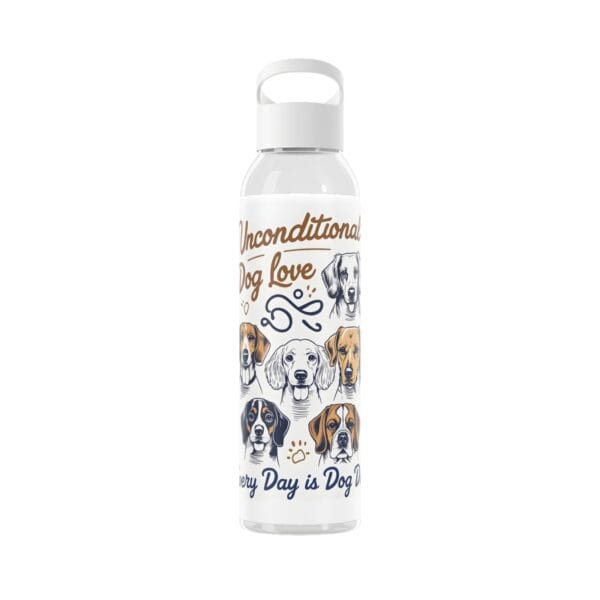 Unconditional Dog Love Water Bottle