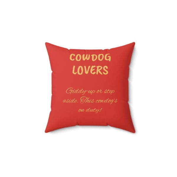 Shepherd Cow-Dog Square Pillow