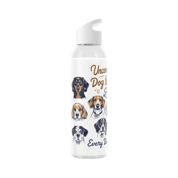 Unconditional Dog Love Water Bottle