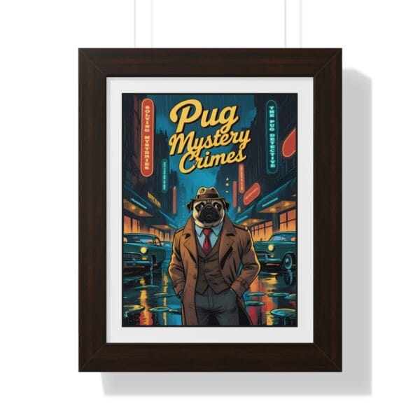Pug Mystery Crimes Poster