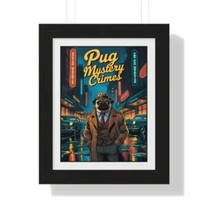 Pug Mystery Crimes Poster