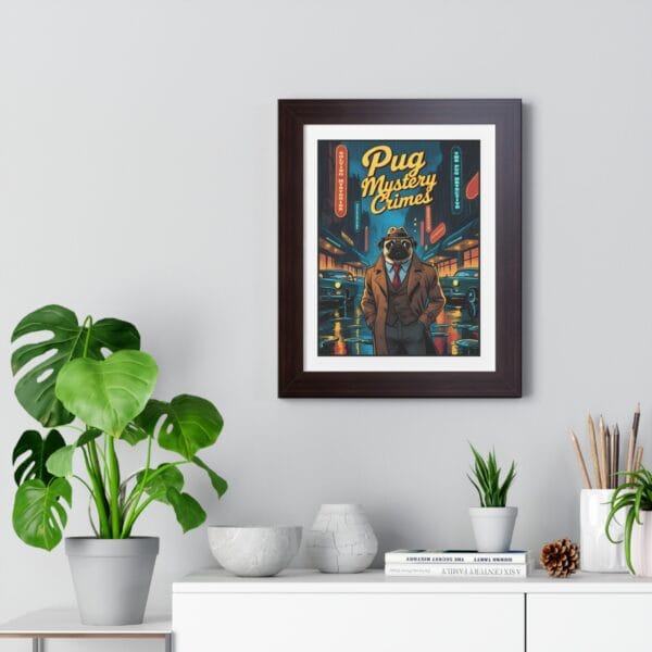 Pug Mystery Crimes Poster