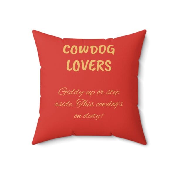 Shepherd Cow-Dog Square Pillow