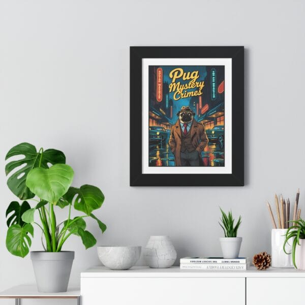Pug Mystery Crimes Poster