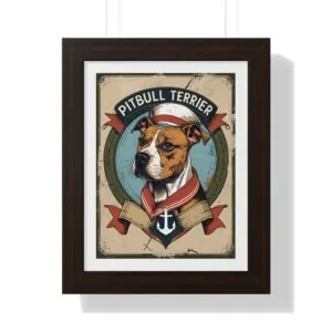 Captain Pitbull Terrier Poster