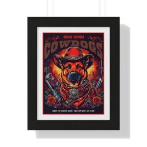 German Shepherd Cow-dogs Poster