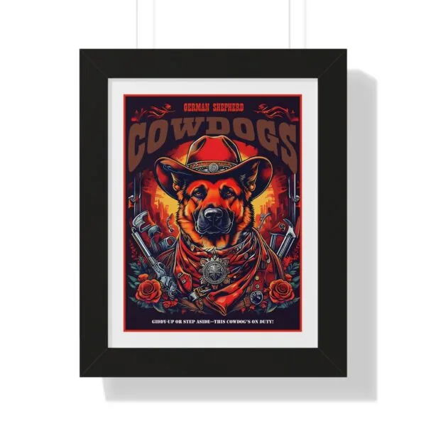 German Shepherd Cow-dogs Poster