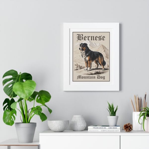 Bernese Mountain Dog Poster