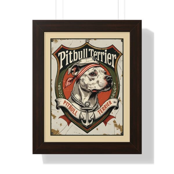 Sailor Pitbull Terrier Poster