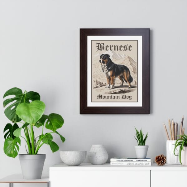 Bernese Mountain Dog Poster