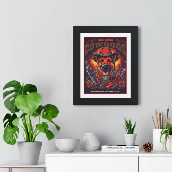 German Shepherd Cow-dogs Poster