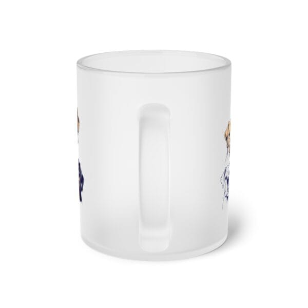 Unconditional Dog Love Frosted Glass Mug