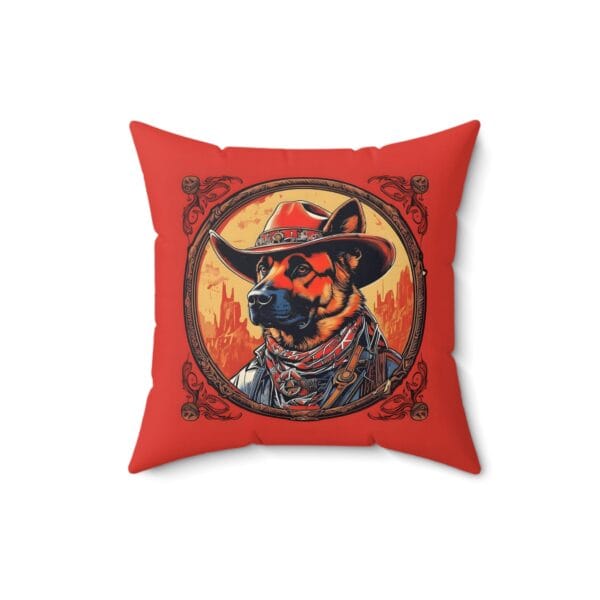 Shepherd Cow-Dog Square Pillow