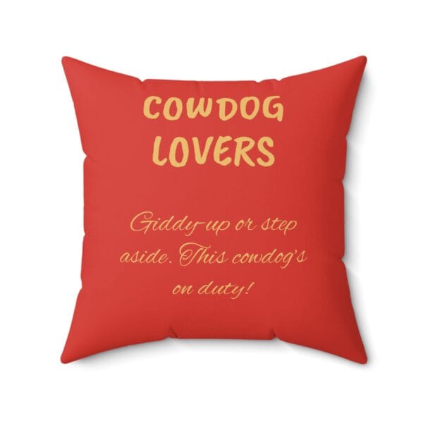 Shepherd Cow-Dog Square Pillow