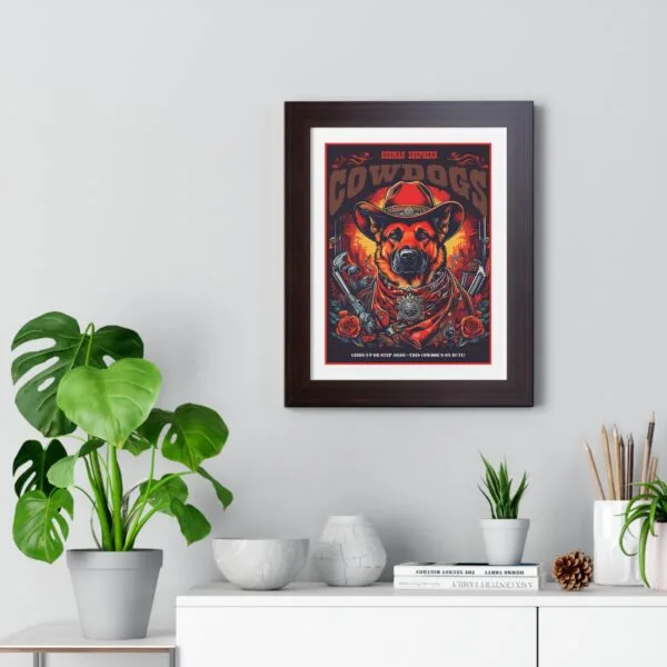 German Shepherd Cow-dogs Poster