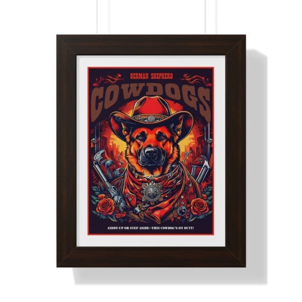 German Shepherd Cow-dogs Poster