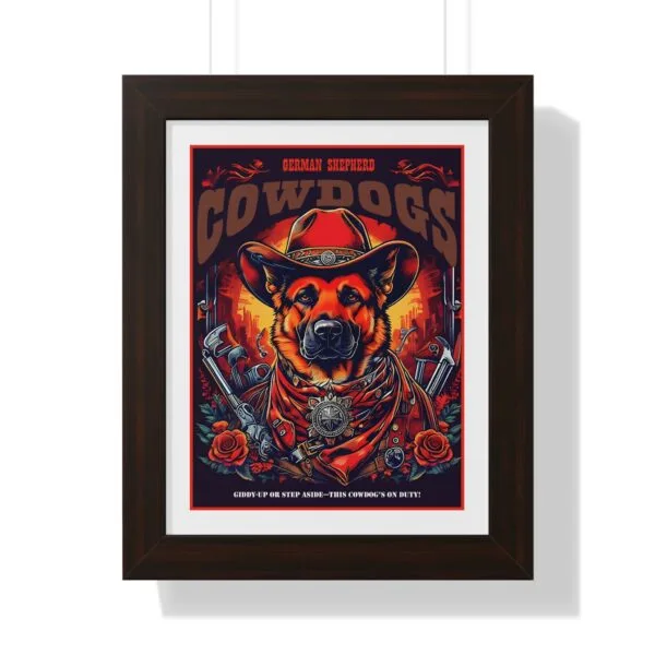 German Shepherd Cow-dogs Poster