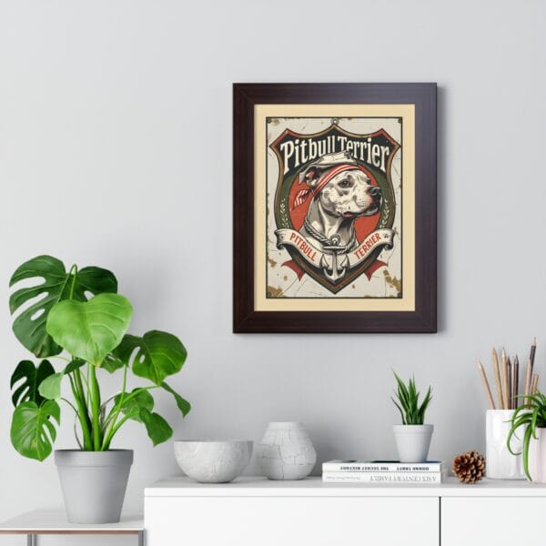 Sailor Pitbull Terrier Poster