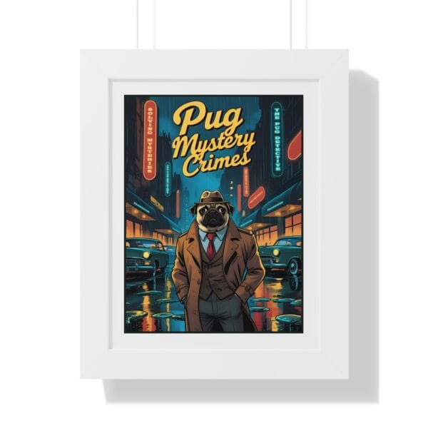 Pug Mystery Crimes Poster
