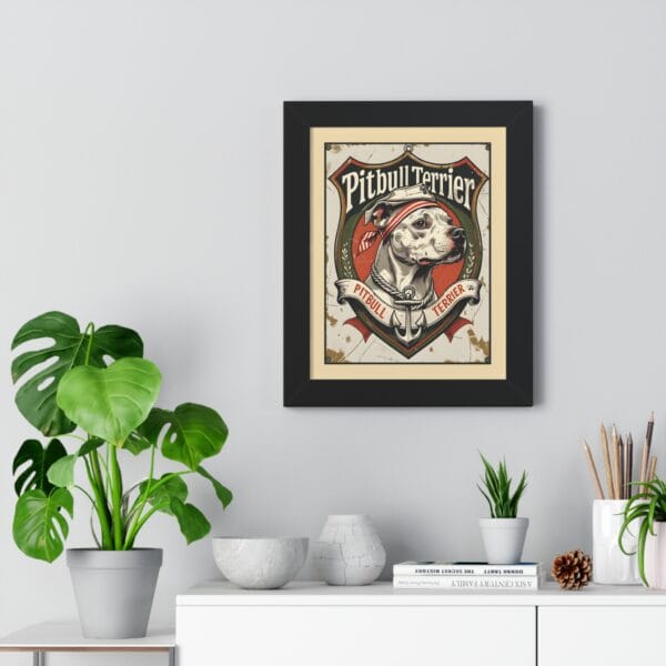 Sailor Pitbull Terrier Poster