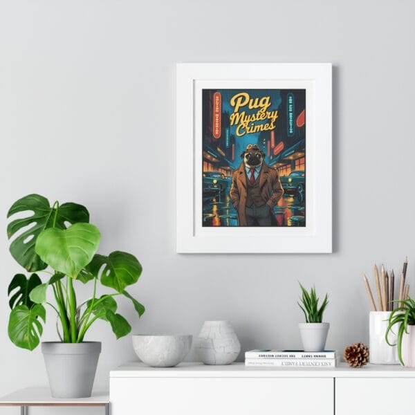 Pug Mystery Crimes Poster