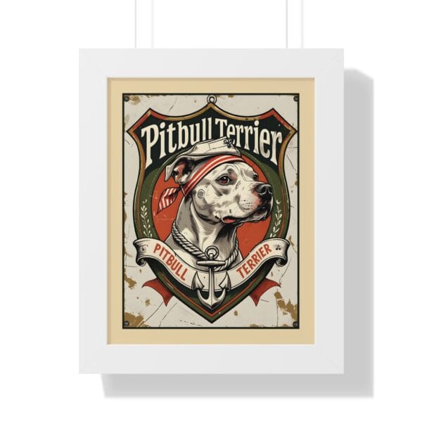 Sailor Pitbull Terrier Poster