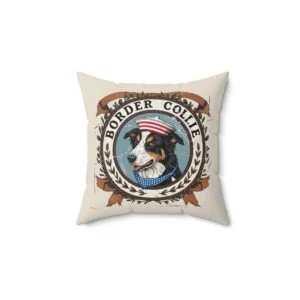 Border Collie Pillow