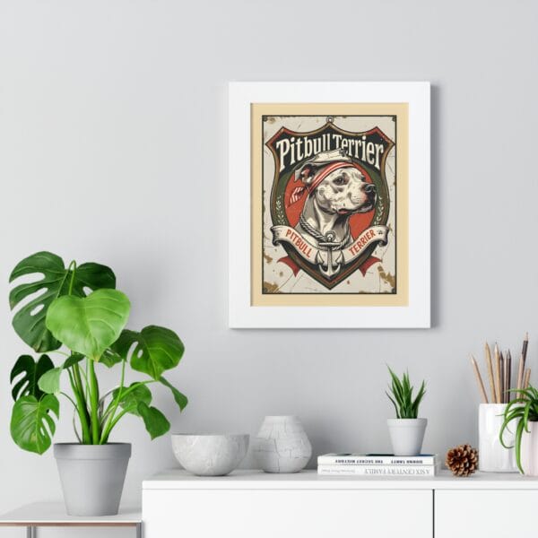 Sailor Pitbull Terrier Poster
