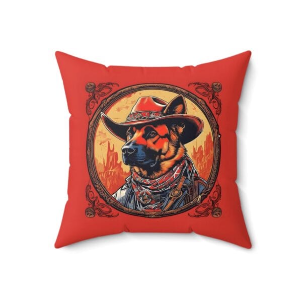 Shepherd Cow-Dog Square Pillow