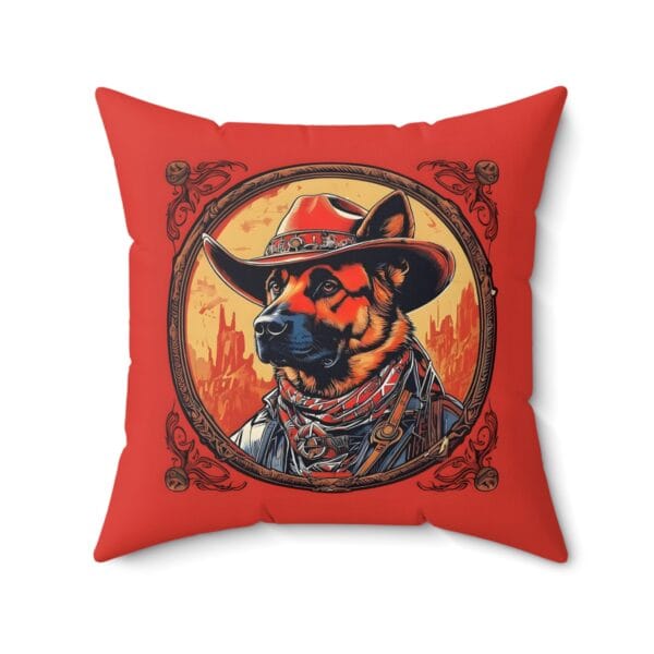Shepherd Cow-Dog Square Pillow