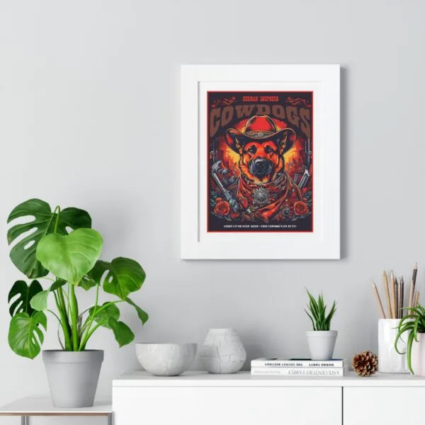 German Shepherd Cow-dogs Poster