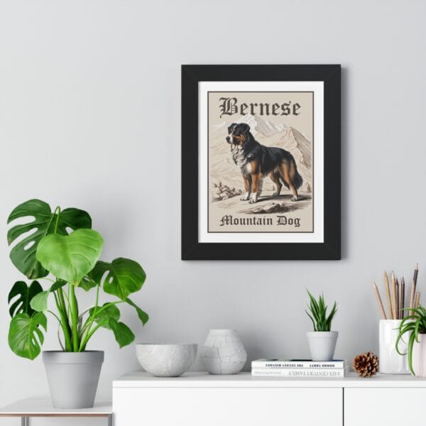 Bernese Mountain Dog Poster